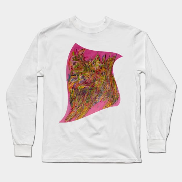 warped hell in an ice cream cone Long Sleeve T-Shirt by Mickey Haldi